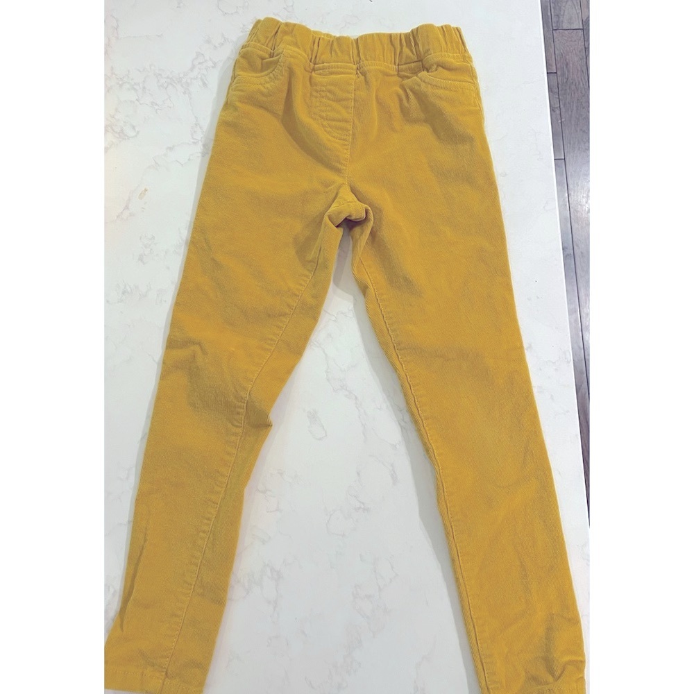 Mini Boden Girl’s size 7 Yellow Mustard Corduroy Pants